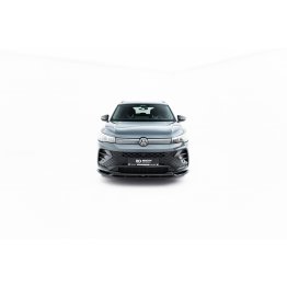 Накладка сплиттер на передний бампер V2 на VW Tiguan III R-Line