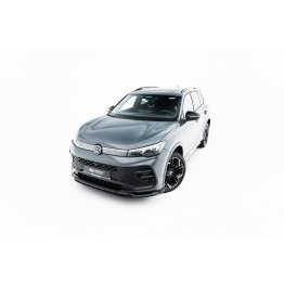 Накладка сплиттер на передний бампер V2 на VW Tiguan III R-Line