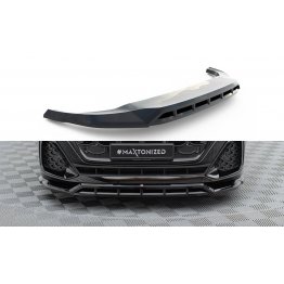 Накладка сплиттер на передний бампер на Audi SQ8 / Q8 S-Line рестайл