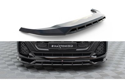 Накладка сплиттер на передний бампер на Audi SQ8 / Q8 S-Line рестайл