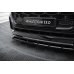 Накладка сплиттер на передний бампер на Audi SQ8 / Q8 S-Line рестайл
