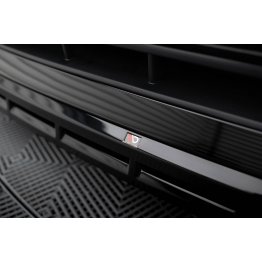 Накладка сплиттер на передний бампер на Audi SQ8 / Q8 S-Line рестайл