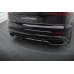 Накладка сплиттер на задний бампер на Audi SQ8 / Q8 S-Line рестайл