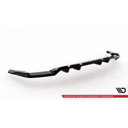 Накладка сплиттер на задний бампер на Audi SQ8 / Q8 S-Line рестайл