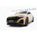 Накладка сплиттер на передний бампер на Audi Q8 рестайл