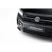 Накладка сплиттер на передний бампер на VW Touareg III R-Line рестайл
