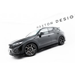 Накладки сплиттеры на пороги на VW Touareg III R-Line рестайл