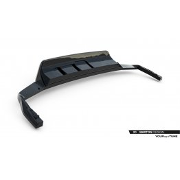 Накладка сплиттер на задний бампер на VW Touareg III R-Line рестайл