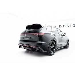 Накладка сплиттер на задний бампер на VW Touareg III R-Line рестайл