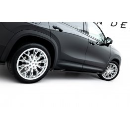 Накладки сплиттеры на пороги на Skoda Kodiaq II