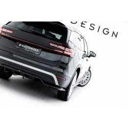 Накладка сплиттер на задний бампер на Skoda Kodiaq II