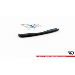 Накладка сплиттер на задний бампер центральная на Ford S-Max II Vignale рестайл