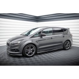 Накладки сплиттеры на пороги на Ford S-Max II ST-Line