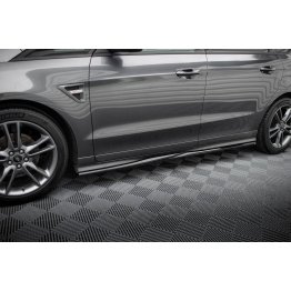 Накладки сплиттеры на пороги на Ford S-Max II ST-Line