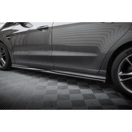 Накладки сплиттеры на пороги на Ford S-Max II ST-Line