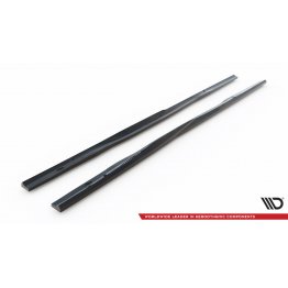 Накладки сплиттеры на пороги на Ford S-Max II ST-Line