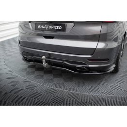 Накладка сплиттер на задний бампер на Ford S-Max II ST-Line