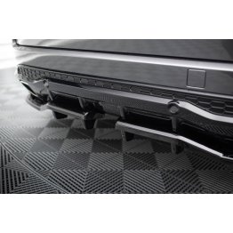 Накладка сплиттер на задний бампер на Ford S-Max II ST-Line