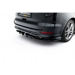 Накладка сплиттер на задний бампер на Ford S-Max II ST-Line