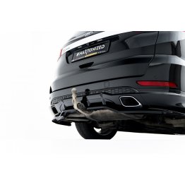 Накладка сплиттер на задний бампер на Ford S-Max II ST-Line