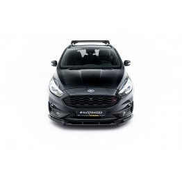 Накладка сплиттер на передний бампер на Ford S-Max II ST-Line рестайл