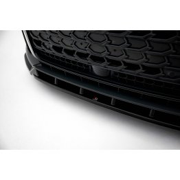 Накладка сплиттер на передний бампер V1 на Audi S8 / A8 S-Line D5 рестайл