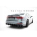 Накладки сплиттеры боковые на задний бампер на Audi S8 D5 рестайл