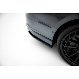 Накладки сплиттеры боковые на задний бампер на Audi S8 D5 рестайл