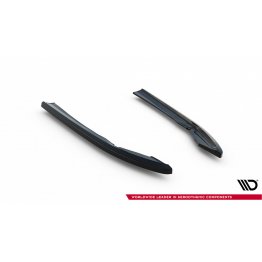 Накладки сплиттеры боковые на задний бампер на Audi S8 D5 рестайл