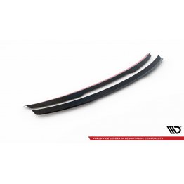 Накладка сплиттер на крышку багажника V1 на Audi A8 D5 рестайл