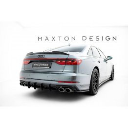 Накладка сплиттер на крышку багажника V2 на Audi A8 D5 рестайл