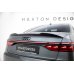 Накладка сплиттер на крышку багажника V2 на Audi A8 D5 рестайл