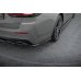 Накладки сплиттеры боковые на задний бампер на BMW 5 G30 / G31 рестайл