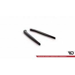 Накладки сплиттеры боковые на задний бампер на BMW 5 G30 / G31 рестайл