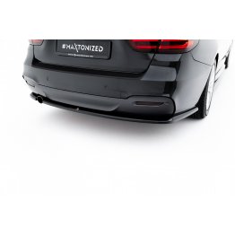 Накладка сплиттер на задний бампер V1 на BMW 3 F34 GT M-Pack