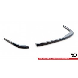 Накладка сплиттер на задний бампер V2 на BMW 3 F34 GT M-Pack