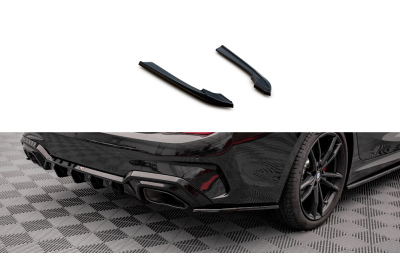 Накладки сплиттеры боковые на задний бампер на BMW 3 G20 / G21 M-Pack