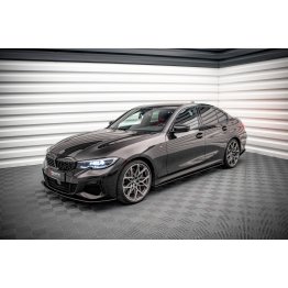 Накладки сплиттеры на пороги StreetPro на BMW 3 G20 / G21 M-Pack