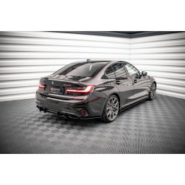 Накладки сплиттеры боковые на задний бампер StreetPro на BMW 3 G20 / G21 M340i