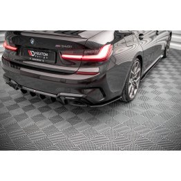 Накладки сплиттеры боковые на задний бампер StreetPro на BMW 3 G20 / G21 M340i