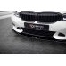 Накладка сплиттер на передний бампер на BMW 3 G20 / G21 Sport Line