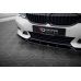 Накладка сплиттер на передний бампер на BMW 3 G20 / G21 Sport Line