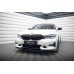 Накладка сплиттер на передний бампер на BMW 3 G20 / G21 Sport Line