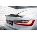 Накладка сплиттер на крышку багажника на BMW 3 G20 / M3 G80