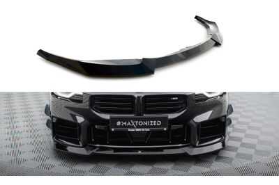 Накладка сплиттер на передний бампер V2 на BMW M2 G87