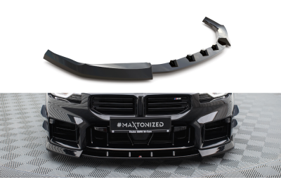 Накладка сплиттер на передний бампер V3 на BMW M2 G87