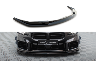 Накладка сплиттер на передний бампер V4 на BMW M2 G87