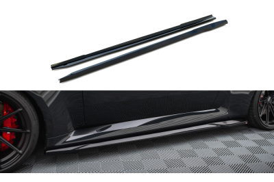 Накладки сплиттеры на пороги на BMW M2 G87