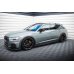 Накладки сплиттеры на пороги на Audi A6 C8 Allroad