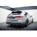 Накладка сплиттер на крышку багажника V2 на Audi A6 C8 Allroad